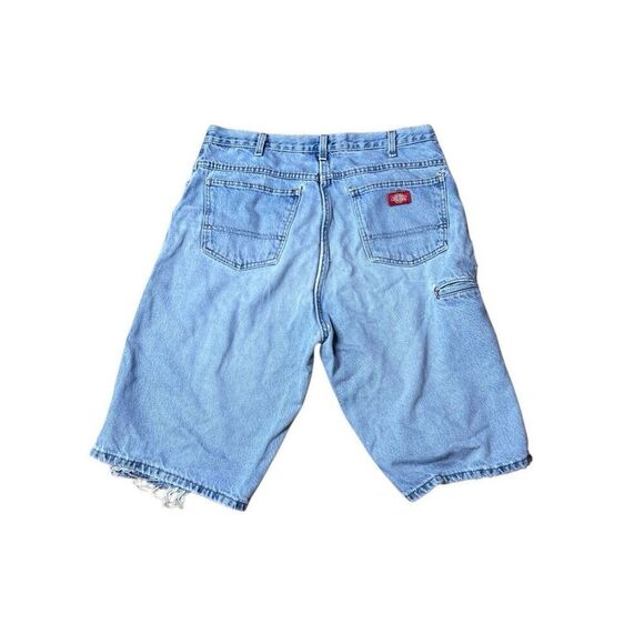 Y2K Dickies Relaxed Fit Jorts Jean Shorts Distressed 36 - Picture 5 of 7